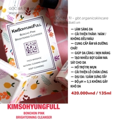 KIMSOHYUNGFULL BONCHON PINK BRIGHTENING CLEANSER