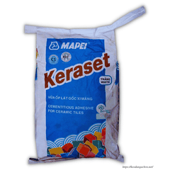 Keraset: Keo dán gạch gốc xi măng dành cho gạch và đá.