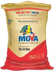 Mova Skimcoat AAC: Bột bả tường cho gạch nhẹ