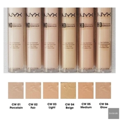 review kem che khuyết điểm NYX HD Photogenic Concealer