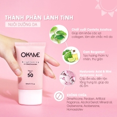 Kem Chống Nắng Okame Brightening UV Shield Sunscreen SPF 50 PA++++: