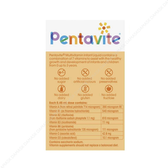 Siro Pentavite - Vitamin tổng hợp cho bé 0-3 tuổi 30ml