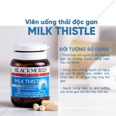 Viên uống thải độc gan Blackmores Milk Thistle