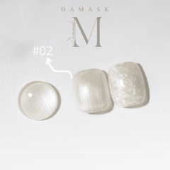 Sơn móng gel lạnh ngọc trai DAMASK  - NT02 giống trắng gương