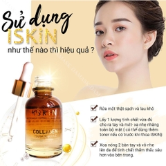 SERUM DƯỠNG TRẮNG, CẤP ẨM VÀ TRẺ HÓA DA ISKIN - COLLAGEN YOUTH AMPOULE HÀN QUỐC