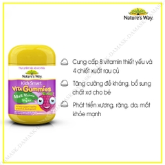 Kẹo dẻo Nature's way vita gummies multi - vitamin vegies