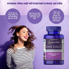 Viên uống vitamin tổng hợp Puritan’s Pride cho phụ nữ One Daily Women’s Mutivitamin