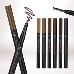 Chì Kẻ Mày Ngang The Face Shop Designing Eyebrow Pencil - Black Brown