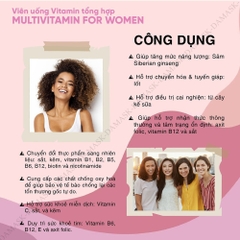 Vitamin tổng hợp dành cho phụ nữ Multivitamin for women Blackmores Úc