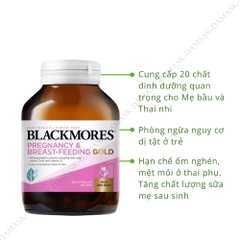 Viên uống vitamin tổng hợp cho mẹ bầu Blackmores Pregnancy And Breast Feeding Gold Úc