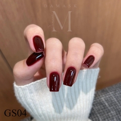 Sơn móng gel lạnh DAMASK- GS04 Đỏ Rượu