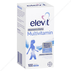 Vitamin tổng hợp Bayer Elevit Women's Multi Vitamin 100 Viên Mẫu Mới Chính Hãng