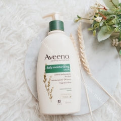 Sữa Dưỡng Thể Aveeno Daily Moisturizing Lotion Nourishes Dry Skin Fragrance Free