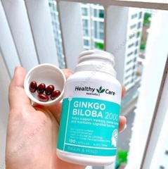 Viên uống bổ não Úc Healthy Care Ginkgo Biloba 2000mg
