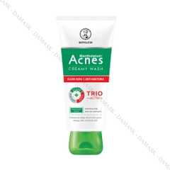 Kem Rửa Mặt Trị Mụn Acnes Creamy Wash Trio Activ