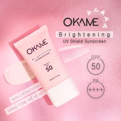 Kem Chống Nắng Okame Brightening UV Shield Sunscreen SPF 50 PA++++: