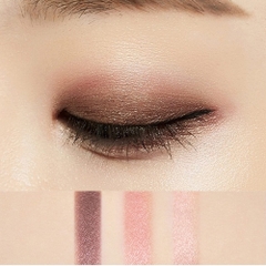 Phấn Mắt 3 Màu  Missha Triple Shadow  - #1 Brownie Pink