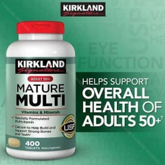 Viên uống vitamin tổng hợp Kirkland Mature Multi cho người trên 50 tuổi