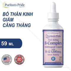 Dung dịch Vitamin B-Complex Sublingual Liquid with Vitamin B-12