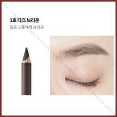 Chì Kẻ Mày Nét Mảnh Etude House Drawing Eyebrow Hard Pencil - #1 Dark Brown