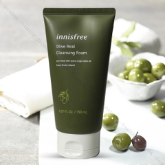 Sữa Rửa Mặt Dưỡng Ẩm Sâu Innisfree Olive Real Cleansing Foam