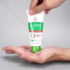 Kem Rửa Mặt Trị Mụn Acnes Creamy Wash Trio Activ