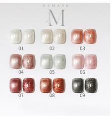 Sơn móng gel lạnh ngọc trai DAMASK  - NT06 giống trắng gương