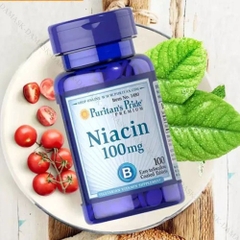 Viên uống bổ sung vitamin Niacin Puritan’s Pride 100mg