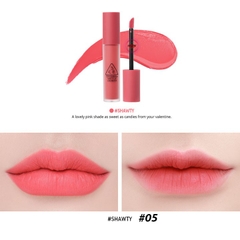 Son 3CE Kem Soft Lip Lacquer Màu Shawty - Hồng tươi