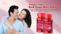 Viên uống bổ sung dưỡng chất Red Yeast Rice 600mg