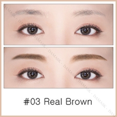 Chì Kẻ Mày Nét Mảnh, Lâu Trôi Karadium Auto Eyebrow Pencil - #3 Real Brown