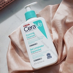 Sữa Rửa Mặt Trị Mụn Cerave Foaming Facial Cleanser (Da Dầu)