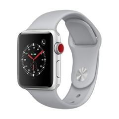 Apple Watch S3 GPS, 38mm viền nhôm, dây màu trắng xám