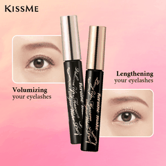 Mascara Kiss Me Heroine Make Nhật Bản chống thấm nước - Màu hồng- Chống thấm nước giúp làm dài