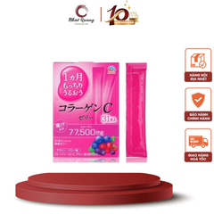 Thạch Collagen Otsuka Skin C Nhật Bản hộp 31 thanh - Nội địa Nhật - Hương xoài - Hương xoài