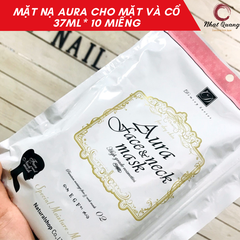 Mặt Nạ Aura Dành Cho Mặt Và Cổ 37Ml* 10 Miếng-Natural JP