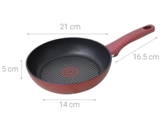 Chảo T-Fal Màu Màu Đỏ 21Cm