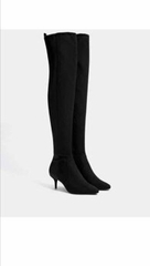 Boot Bershka Dành Cho Nữ Màu Đen Size 37