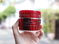 Kem Dưỡng Da Shiseido Aqualabel - Màu xanh- Mẫu mới(90g)