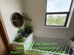 Decor tiểu cảnh khu thông tầng cho gia đình chị Nga tại Vĩnh Yên - Phú Thọ