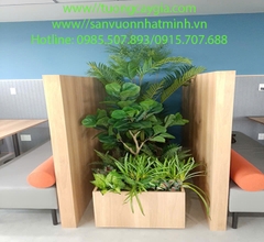 Trang trí bục cây văn phòng tại tòa nhà ETown 5, 364 đường Cộng Hòa, Tp Hồ Chí Minh