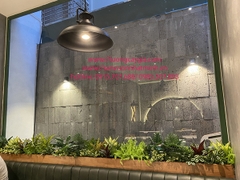 Trang trí, decor không gian cây hoa lá tại nhà hàng Cơm gà Hải Nam - Hà Nội