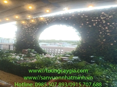 Decor Tiểu cảnh trên sân thượng cho nhà hàng tại 311 Phước Thiện, phường Long Bình, Tp HCM