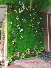 Tường cỏ giả - Thi công tường cỏ giả giá rẻ nhất Hà Nội