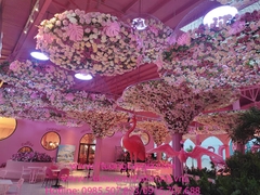 Decor Hoa hồng tại nhà hàng Pinky -  Novaworld Phan Thiết - Bình Thuận