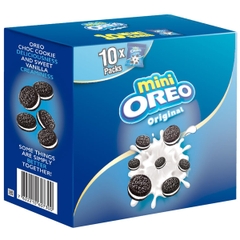 Bánh Mini Oreo vị Original hộp 204gr (10 gói)