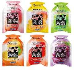 Thạch trái cây Orihiro vị Nho xanh & Cam 240gr