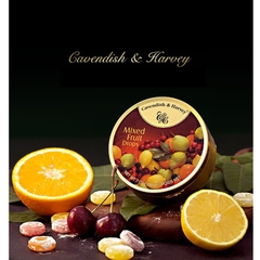 Kẹo trái cây Cavendish & Harvey vị Mixed Fruit hộp 200gr (Nâu)