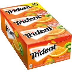 Kẹo gum Trident Tropical Twist 21.6g (12 tép)