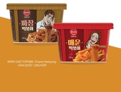 Bánh gạo Topokki & Miến OTaste vị cay ngọt 128gr